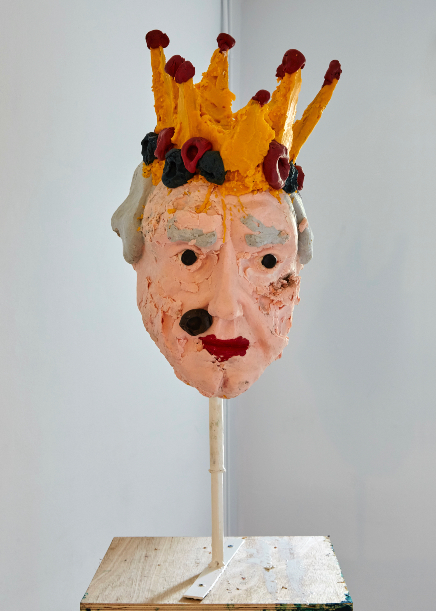 Jamie Fitzpatrick, ‘Head’, 2019, wax, scrim and polyurethane foam, 56 x 36 x 31 cm